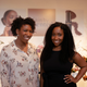 Amanda Johnson and KJ Miller at the Skin by Mented release.